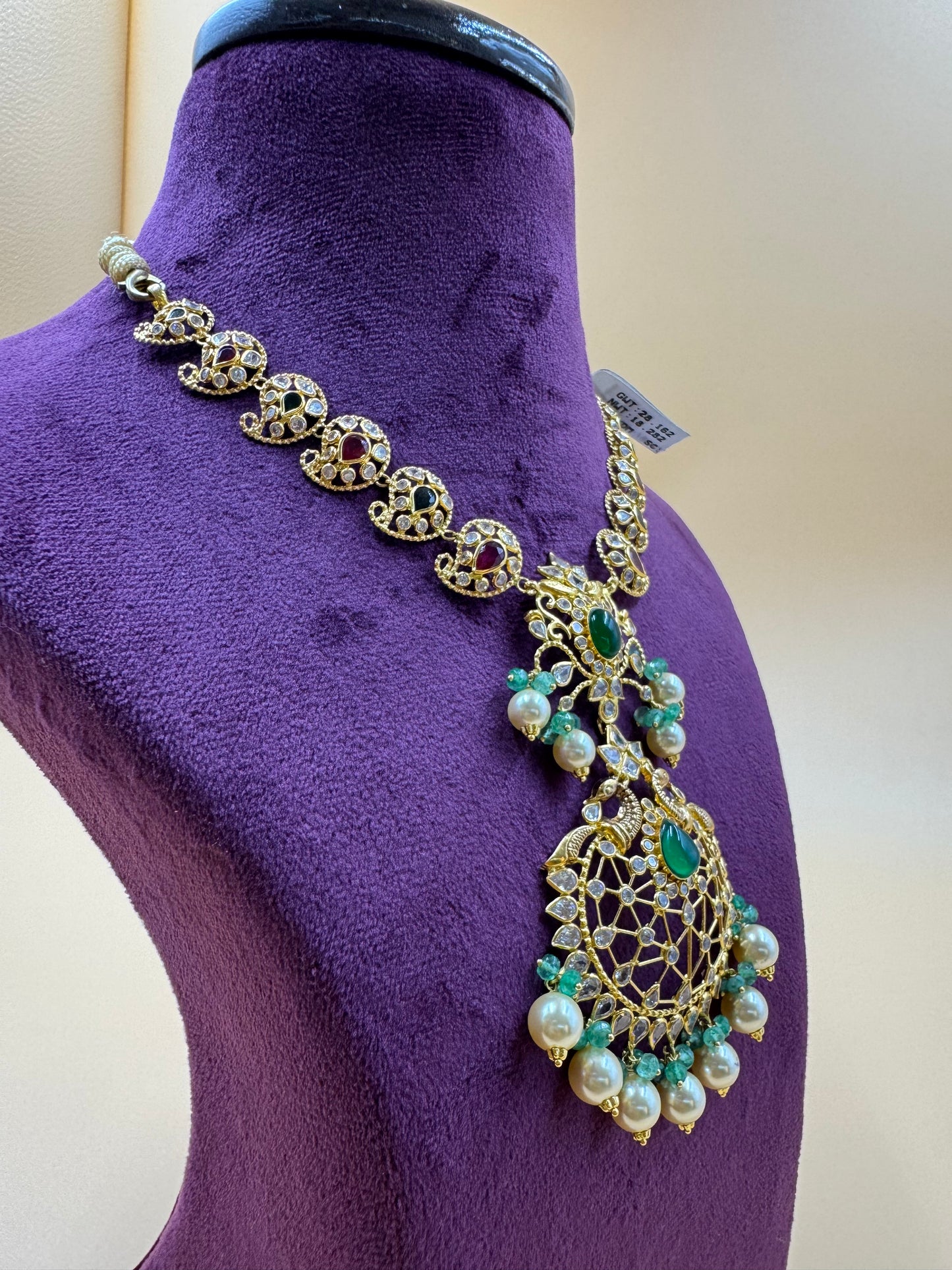 Mango chain beads necklace