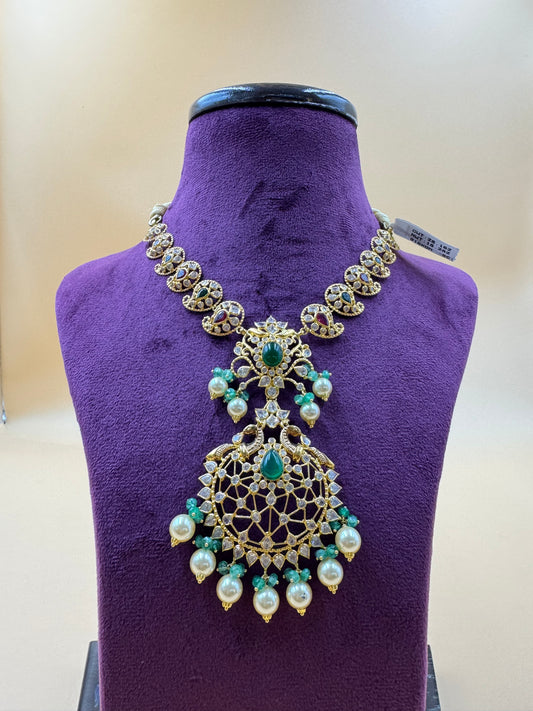 Mango chain beads necklace