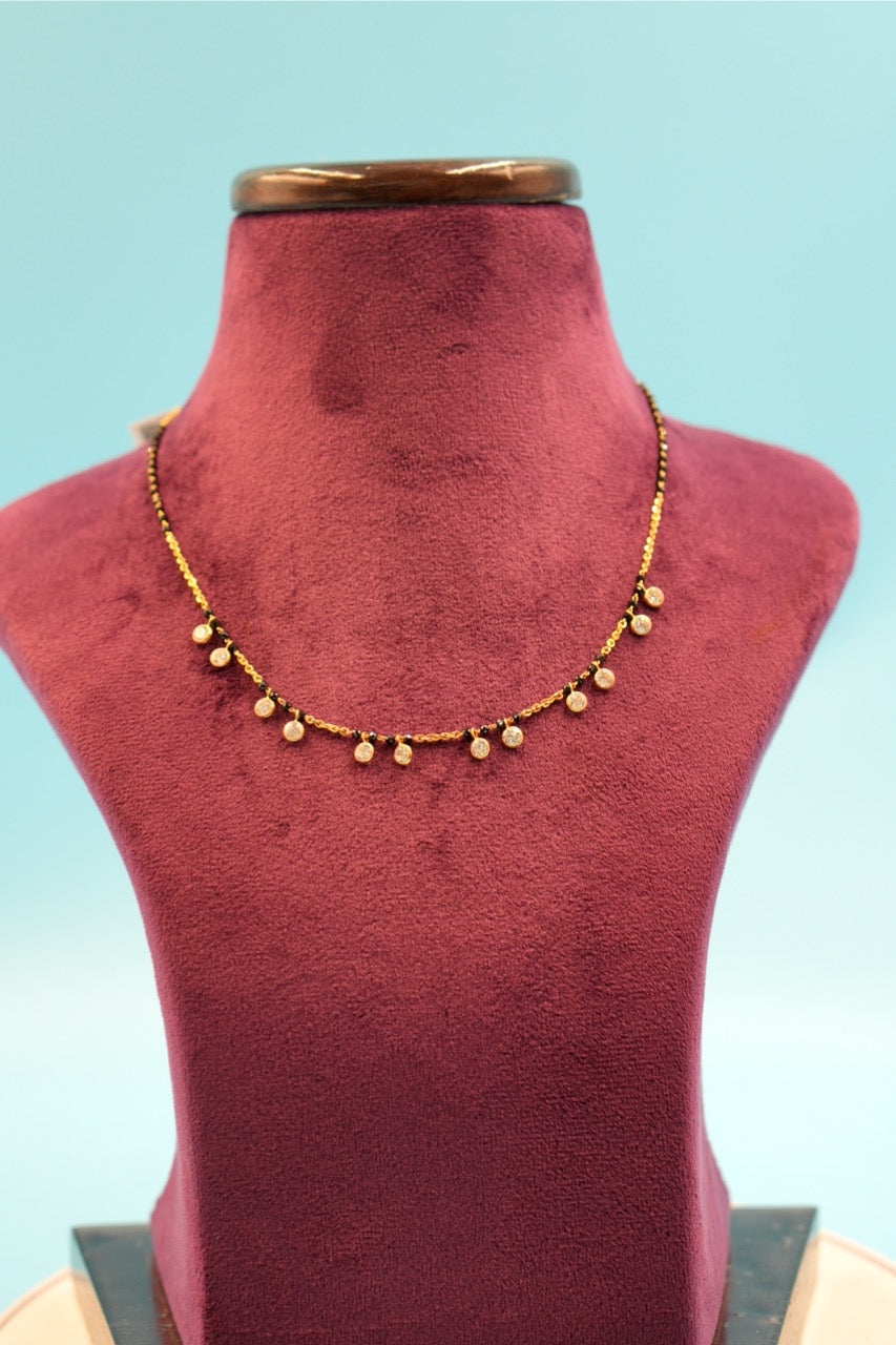 Black Moissanites with white stones