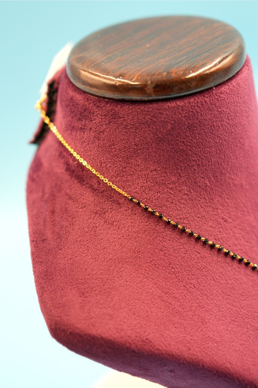 Lab grown stone with pearls